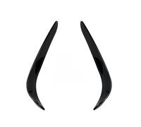 Alerón Delantero 2 Piezas para Clase C W205 C200 C260 C43 para AMG 2015-2018, Parachoques Delantero Faro antiniebla Kit carrocería estándar ABS Divisor Parachoques(Down Gloss Black)