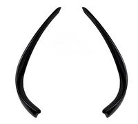 Alerón Delantero 2015-2018 para Benz Clase C W205 C200 C260 C43 AMG Parachoques Delantero Faro Antiniebla Delantero Alerón Estándar Kit De Carrocería Parachoques Delantero Spoiler(Up Gloss Black)