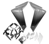 Alerón Delantero Alerones Laterales Aerodinámicos Motocicletas Deportivas Deflectores ala Cubierta Marco para MT09 para MT 09 2021-2023 para MT-09 SP Alerones Laterales(Carbon Look-Clear)