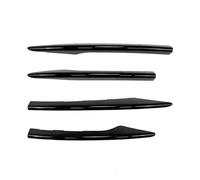 Alerón Delantero Coche para Benz Clase E W213 E260 E300 E53 Parachoques Delantero Embellecedor Ventilación Aire Alerón Divisor Negro Brillante Kits Carrocería Lip Divisor Labios(4Pcs)