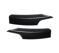 Alerón Delantero Coche para F30 F31 Parachoques Delantero Labio Divisor Canards Spoiler Antiniebla Coche Ceja Marco Cubierta Rejilla Protector Alerón(Type B-GlossyBlack)
