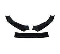 Alerón Delantero Coche para Ford para Fista para MK8 ST para ST-Line 2017-2021 3 Piezas Alerón Parachoques Delantero Divisor Difusor Estilo Actualización(Gloss Black)