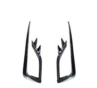 Alerón Delantero Coche Parachoques Delantero Luz Antiniebla Rejilla Embellecedor Estilo Cuchilla Viento Kit De Alerones Estilo Navaja para VW para Golf 7 MK7 7.5 VII(Aspecto de Carbono)