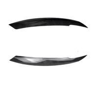 Alerón Delantero Coche Pegatinas para Faros Delanteros De Coche Cejas Párpados Capós De Lámpara para VW para Jetta MK6 Sagitar NCS Color Negro Brillante(Aspecto de Carbono)