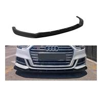Alerón Delantero Compatible con Audi A3 (8V) S-Line/S3 Hatchback/Sportback 2016-2020 Facelift (ABS Negro Brillante)