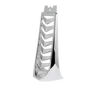 Alerón Delantero Compatible con Harley Softail Street Bob Breakout, Cubierta de radiador Inferior Delantera ABS para Motocicleta, carenado mentón, alerón Cromado(Chrome)