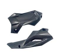 Alerón Delantero Compatible con Kawasaki Z900 ZR900 2020-2023, Marco de Panel, Cubierta Protectora, Panel Inferior, alerón del Motor, carenado. lipSpoiler Delantero Frontal(Carbon Fiber Look)