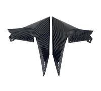 Alerón Delantero Desnudo para Kawasaki para Z900 para Z 900 2020 2021 2022 Cubierta Lateral del Radiador Motocicleta Tapa Panel Carenado Protector Motocicleta Accesorios(Mirada de Fibra de Carbono)