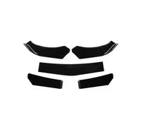 AleróN Delantero Difusor Divisor Delantero Inferior Universal para Benz para VW Parachoques Ajustable Divisor Delantero(Negro Brillante)