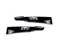 Alerón Delantero Divisor Lateral De Parachoques Delantero, Alerón Y Faro Antiniebla para Serie 3 E90 E91 320i 330i 2005-2012, Estilo para M-Tech Spoiler Delantero(Gloss Black 09-12)