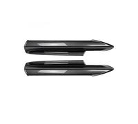 Alerón Delantero Divisor Lateral De Parachoques Delantero, Alerón Y Faro Antiniebla para Serie 3 E90 E91 320i 330i 2005-2012, Estilo para M-Tech Spoiler Delantero(Carbon Look 05-08)