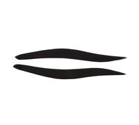 Alerón Delantero Embellecedor De Cejas para Faros Delanteros Plástico Suave para Lexus para IS250 IS300 IS350 2006 2007 2008 2009-2012 Color Negro Brillante Parachoques Delantero Spoiler