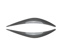 Alerón Delantero Embellecedor De Faros Delanteros para Infiniti para Q50 2014 En Adelante Adhesivo Exterior De Fibra De Carbono Negro Brillante ABS Parachoques Delantero Spoiler(Aspecto de Carbono)