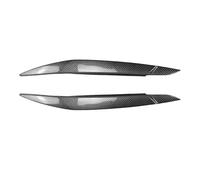 Alerón Delantero Embellecedor De Párpado Y Ceja para Faros Delanteros De para X6 E71 2008-2014 Adhesivo ABS Negro Brillante con Aspecto de Carbono Parachoques Delantero Spoiler(Aspecto de Carbono)