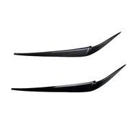 Alerón Delantero Embellecedor De Párpados para Faros Delanteros De Coche Pegatinas De ABS para X3 X4 G01 G02 2018-2021 Parachoques Delantero Spoiler(Aspecto de Carbono)