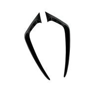 Alerón Delantero Embellecedores Faros antiniebla Delanteros ABS para Ford para Fiesta ST para MK7 2012 2013 2014 2015 2016 2017 Divisor Parachoques(Negro Brillante)