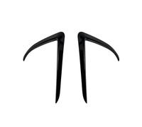 Alerón Delantero Faros Antiniebla Cubierta Embellecedora Faros Antiniebla Ceja para Tesla para Model 3 para Model Y 2017 2018 2019-2023(3 Glossy Black)