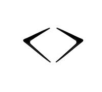 Alerón Delantero Kit De Modificación De Carrocería De Coche con Alerón Delantero Tipo Cuchillo En Negro Brillante para Toyota para GT86 (2017-2020) Parachoques Delantero Spoiler