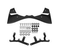 Alerón Delantero Motocicleta para Suzuki GSX-R 1000 2017-2025, Deflector De ala Alerones Delanteros Aerodinámicos Fuerza Descendente Delantera para Motocicleta(Negro)