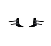 Alerón Delantero para A3 S3 8Y S-para Line 2021-2024 Parachoques Delantero Alerón Divisores Canards Respiraderos Cuchillo Viento Divisor de Parachoques(Glossy Black)