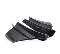Alerón Delantero para CBR para CBR1000RR CBR600RR CBR650R CBR500R CBR400R 250R Racing Wind Wing Deduct Shield Side Wind Spoiler Deductor Wing Alerones Laterales Motocicleta(Carbon)
