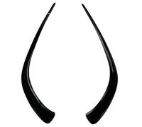 Alerón Delantero para CLA C118 X118 180 200 220 260 2020 Parachoques Delantero alerón Divisor ventilación Faro antiniebla Rejilla embellecedora ABS Divisor Parachoques(Negro Brillante)