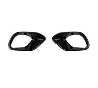 Alerón Delantero para CLA W118 C118 Cla45 para AMG 2020 2021- Parachoques Delantero Capó Lateral Faro antiniebla Cubierta luz Alerón Marco ventilación Divisor Parachoques(Fog Lamp Black)