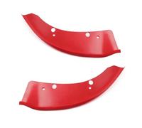 Alerón Delantero para Dodge para Charger SRT para Scat Pack 2015-2019 1 Par Separadores Parachoques Delantero Deflectores Labios Difusores Protectores Alerones. Spoiler Delantero(Rojo)