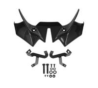 Alerón Delantero Para Motocicleta Z650, Kit De Alerones Aerodinámicos, Carga Aerodinámica Para Kawasaki Z 650 2020-2024 2023(Carbon)