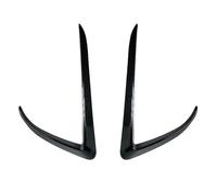 Alerón Delantero para Tesla para Model 3/Y 2017-2023 Faros antiniebla Delanteros alerón Tipo Deflector Viento 1 par embellecedores Coche Visera luz Divisor Parachoques(A Carbon Look)