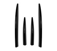 Alerón Delantero Parachoques Delantero Alerón Cuchilla Aire Faldón Lateral, Tira Protección, Embellecedor Rayas para Benz CLE Coupé C236 2024+ Spoiler Delantero(Gloss Black)