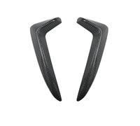 Alerón Delantero Parachoques Delantero Cuchilla Viento modificada para X3 X4 F25 F26 LCI 2014-2017 Cubierta Faro antiniebla Divisor Aire Divisor Parachoques(Aspecto de Carbono)