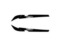 Alerón Delantero Pegatina para Faros Delanteros De Coche para Serie 5 G30 G31 2021-2023 LCI Protección para Modificación De Cejas Color Negro Brillante Parachoques Delantero Spoiler(Negro Brillante)