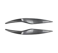 Alerón Delantero Pegatinas para Faros Delanteros Faros Faros Pantallas Accesorios Decorativos para Ford para Fiesta MK6 2008 2009 2010 2011 2012 Parachoques Delantero Spoiler(Aspecto de Carbono)