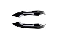 Alerón Delantero Pegatinas Parachoques Delantero Pala Delantera Envoltura Frontal Esquinas Accesorios Modificación Exterior para Serie 4 F33 F32 2014-2020 Parachoques Delantero Spoiler(Black 2pcs)