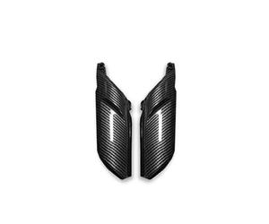 Alerón Delantero Protector Cubierta Amortiguador Horquilla Carenado para Kawasaki para ER6N para ER 6N para ER-6N 2012-2016 Accesorios Motocicletas Winglet Motocicleta(Aspecto de Carbono)