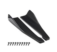 Alerón Delantero Protector Labio Parachoques Trasero Cubierta Faldón Lateral Protectores Esquina Con Tornillos Ajuste Universal 1 Par Parachoques Delantero Labio(48cm Carbon)