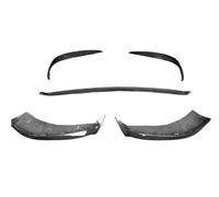 Alerón Delantero Separador de Labio Delantero de Fibra de Carbono para Mercedes para Benz Clase S W222 S450 Divisor Parachoques