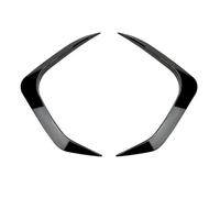Alerón Delantero Spoiler Labio Parachoques Delantero para X1 U11 iX1 2023 2024 ABS Entrada Aire Lateral Marco Faro antiniebla Divisor Parachoques(Negro Brillante)