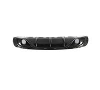 Alerón Difusor Labio Para Parachoques Trasero Terminales Escape Para Alfa Para Romeo Para Giulia Para Sedan 4 Puertas Para Quadrifoglio TI 2016 2017(Carbon Without Reflector)