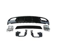 Alerón difusor Trasero de Fibra de Carbono Compatible con Coche, Clase A, con Escape, Compatible con Benz W176 Hatchback 4 Puertas 13-18 A45 AMG A180 A200(Nero)