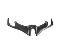 Alerón Embellecedor Cubierta Aleta para Carenado Delantero Motocicleta para Mayoría Las Modificaciones De Motocicletas Spoiler(Negro)