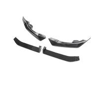 Alerón Frontal 4 Uds. Para X5 G05 para X6 G06 23+ M para Sport LCI 30d 40i M60i ABS parachoques delantero alerón negro brillante con apariencia de fibra de carbono