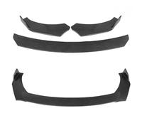 Alerón Frontal 4 Unids/Set Universal Coche Labio Delantero Divisor Spoiler Cuerpo Kit Parachoques Difusor Labios Labio Parachoques Delantero(Type 1 Carbon)