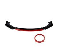 Alerón Frontal Accesorios Universales De Protección del Alerón Parachoques Fibra Carbono Labio Pala Delantera Coche Parachoques Delantero Spoiler(For 181mm)