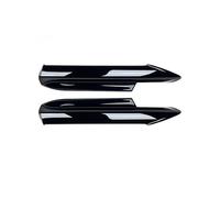 alerón Frontal Divisor Lateral De Parachoques Delantero, Alerón Y Faro Antiniebla para Serie 3 E90 E91 320i 330i 2005-2012, Estilo para M-Tech Spoiler Delantero(Gloss Black 05-08)