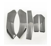 Alerón Frontal Kit 5 Piezas Parachoques Delantero Universal Coche Divisor Alerón Divisor Parachoques ABS Accesorios Universales Coche(Carbon Pattern)