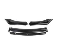 Alerón Frontal Kit Carrocería Universal Parachoques Delantero Coche Tira Decorativa Divisor Parachoques Ancho Inferior A 176 Cm Parachoques Delantero Spoiler(Bright Black)