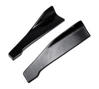 Alerón Frontal para A3 A4 A5 S3 S4 S5 RS5 A6 A7 A8 TT Faldas Laterales 2 Uds 34cm/48cm Falda Lateral Delantera Y Separador Labios Parachoques Trasero Winglets Canard(48cm)