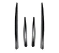 Alerón Frontal para Benz para CLE Coupé 2024+ C236 CLE260 300 Embellecedor Rejilla Delantera Alerón Hoja Viento Pegatina ABS Coche Modificación Parachoques Delantero Spoiler(Plata)